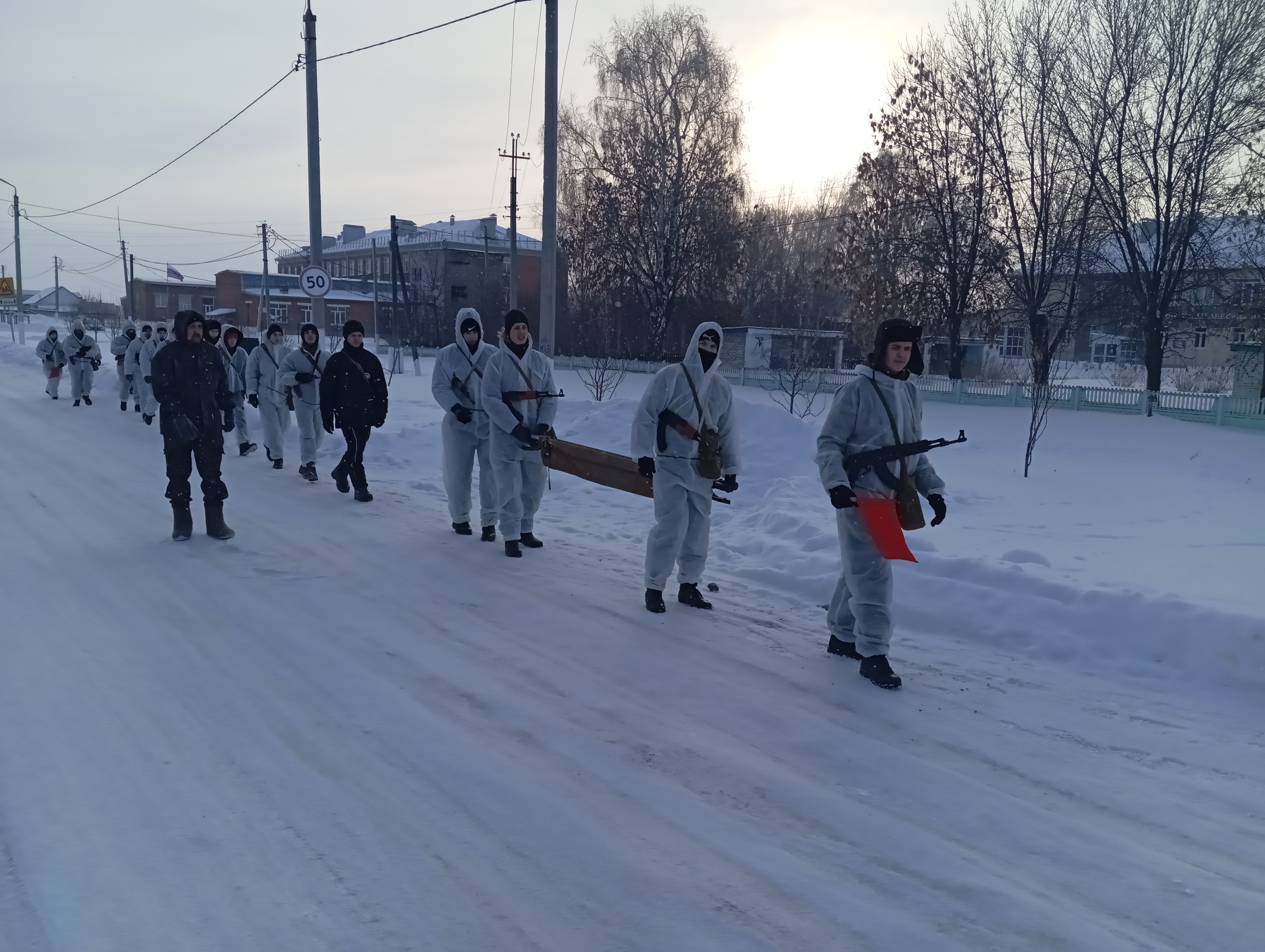 Зимний военно-полевой выход.