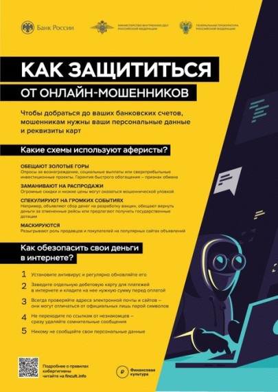 ПАМЯТКА как противостоять телефонным мошенникам.